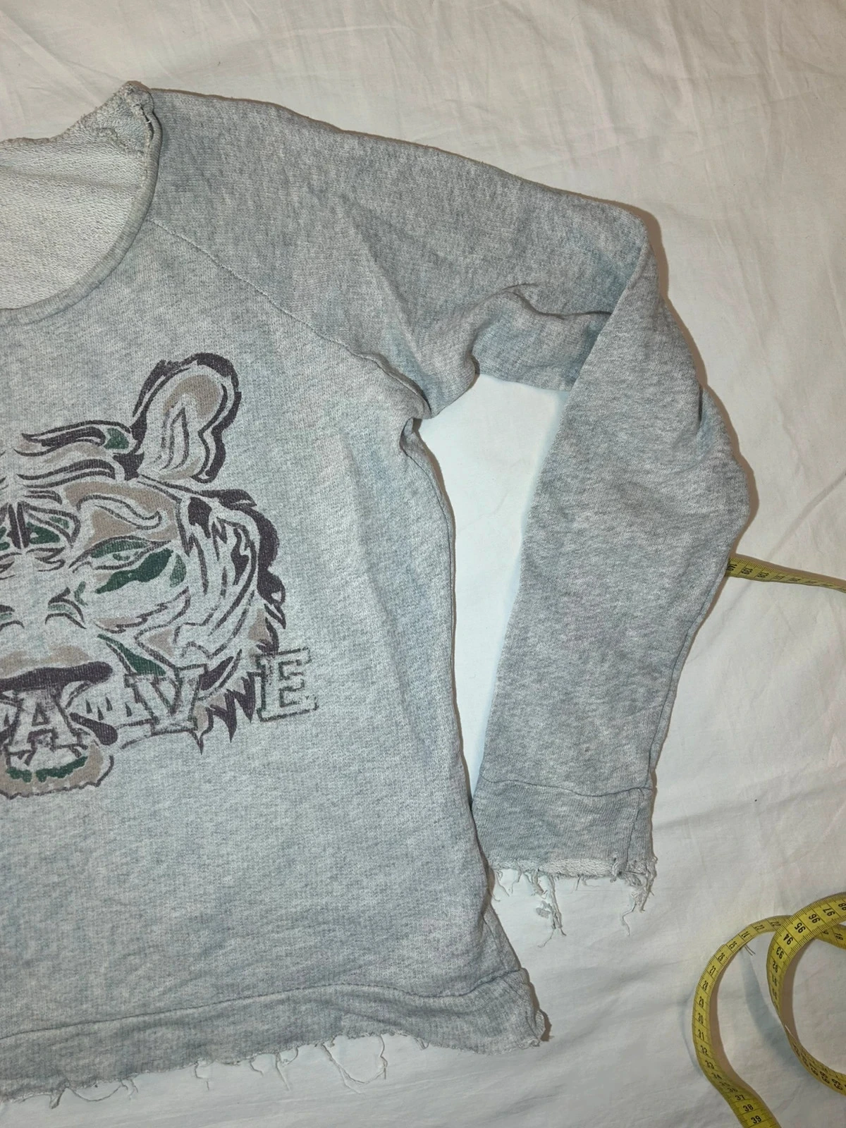 Grijze vintage geribbelde trui van Zara Trafaluc – photo 3